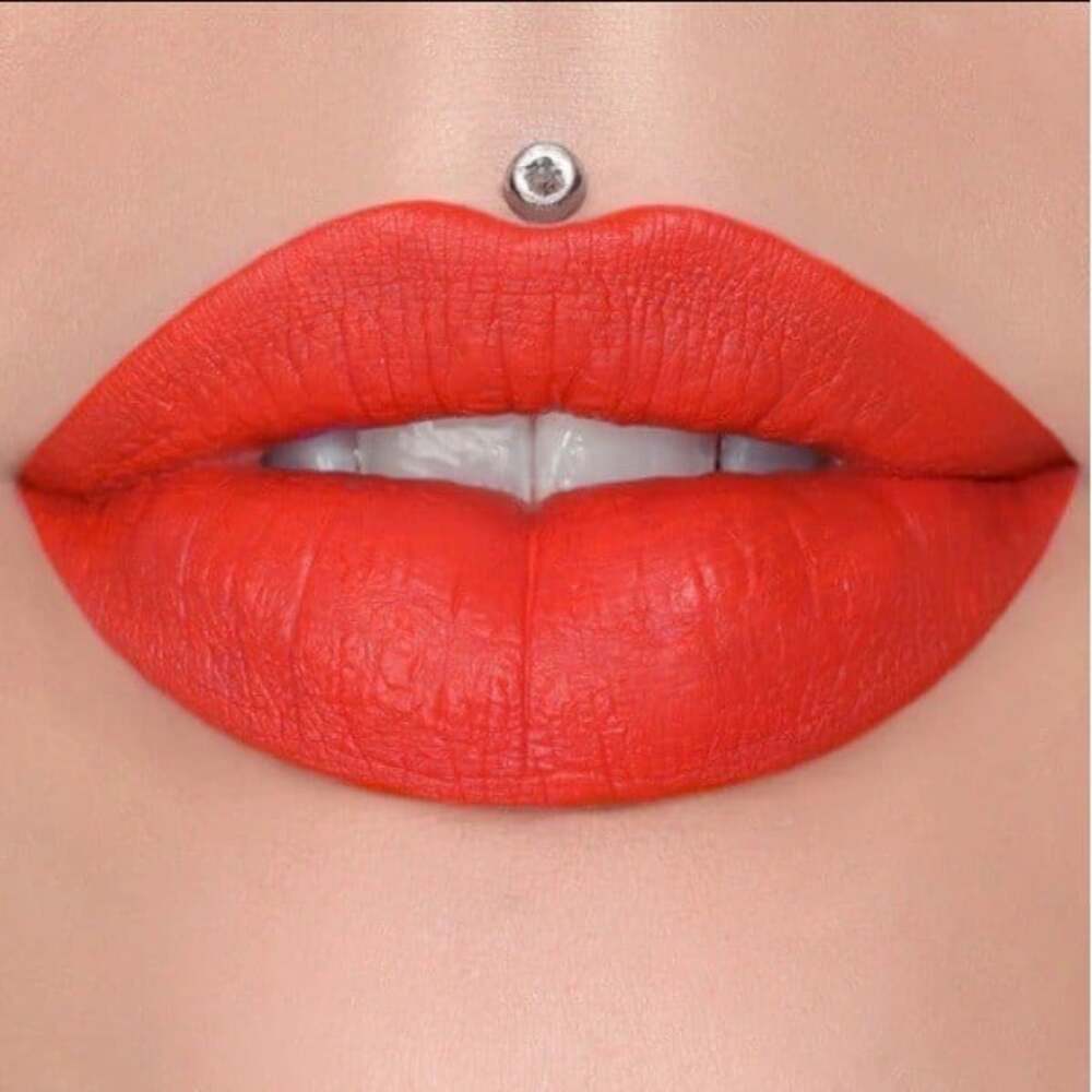 Jeffree Star PRICK Velour Liquid Lipstick Bright Orange Matte Makeup 0.19 oz NEW